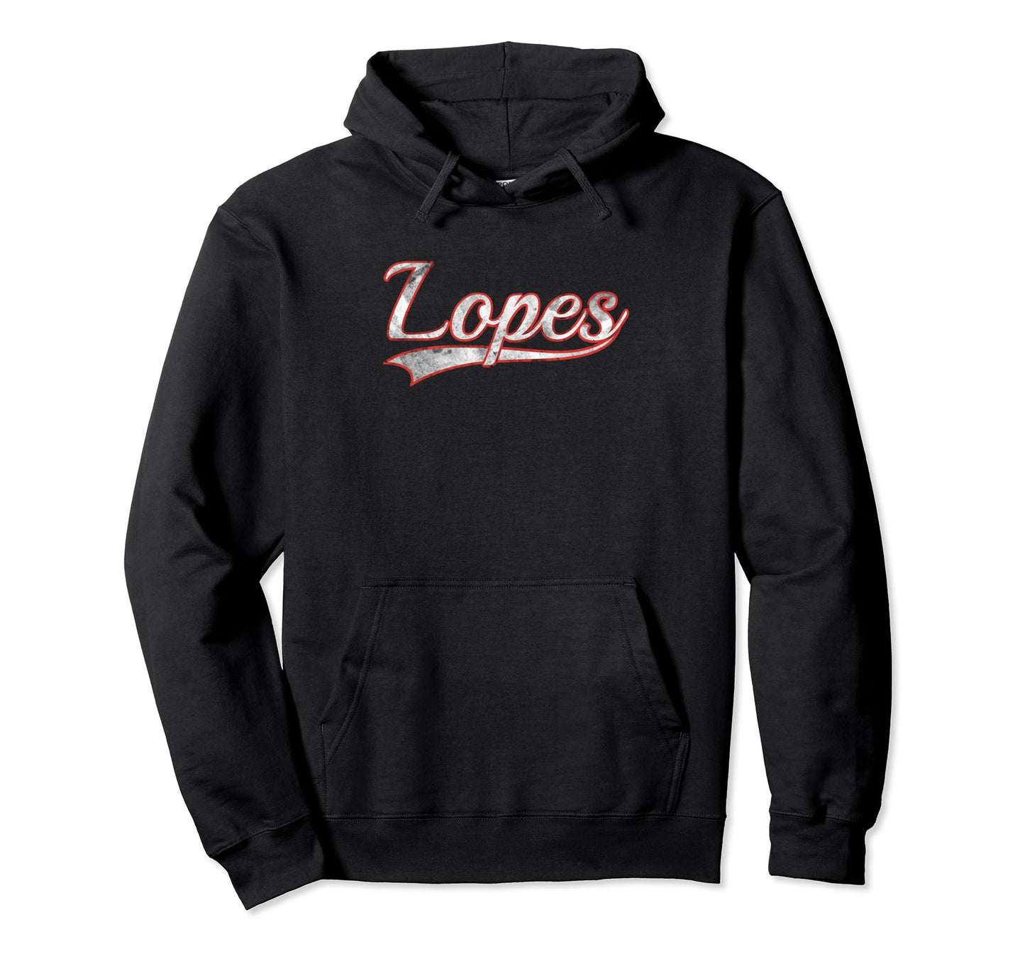 Lopes Varsity Distressed Throwback Hoodie - Custom Art Print Men Women - T-Shirt, Sweatshirt, Hoodie