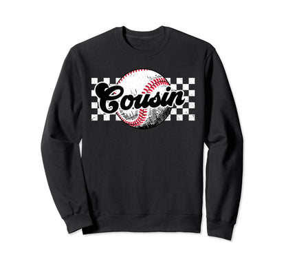 Baseball Cousin T Ball Cousin Sweatshirt - Streetwear Style Men Women - T-Shirt, Sweatshirt, Hoodie