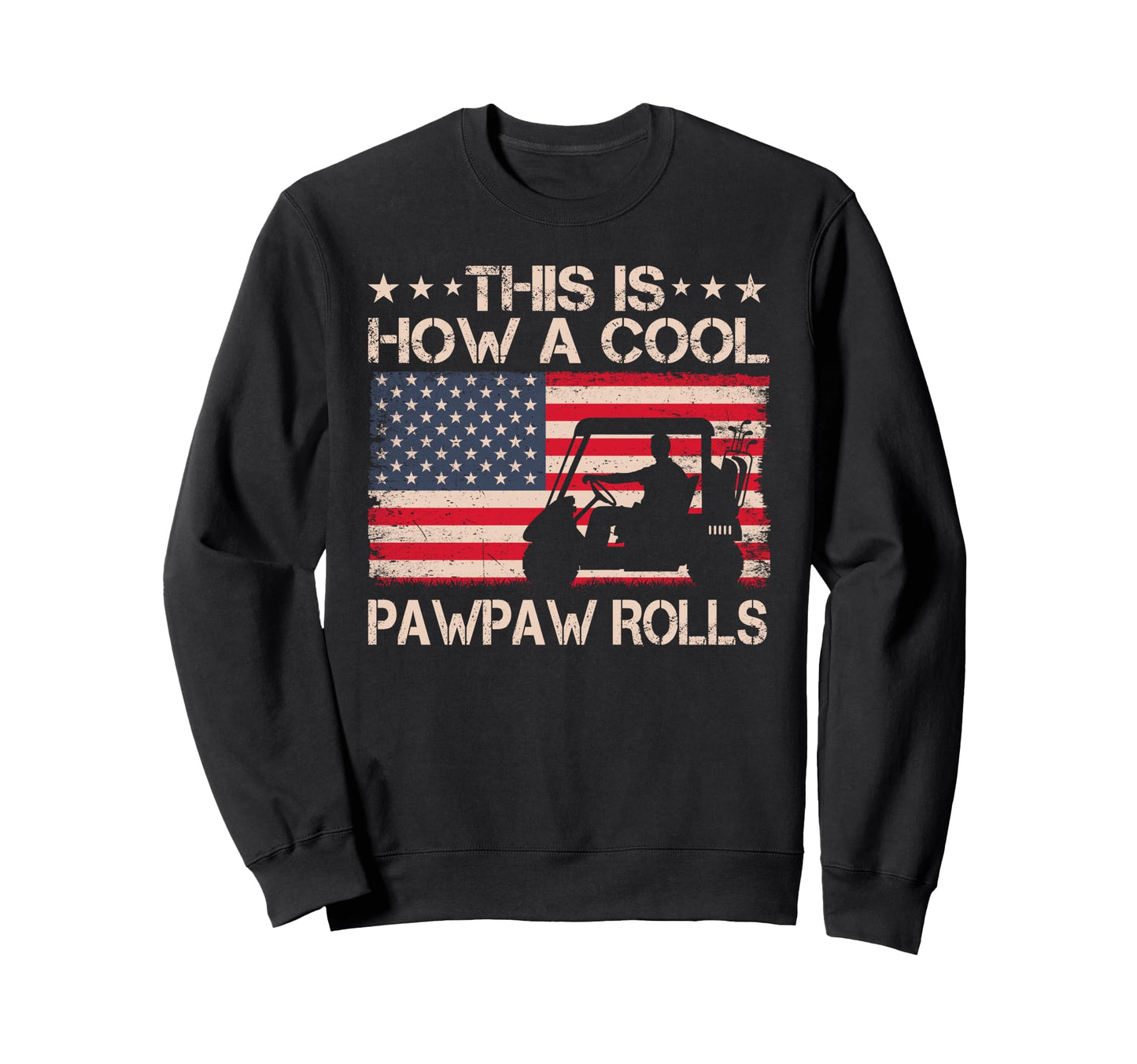 This Is How Pawpaw Rolls Golf Sweatshirt - Minimalist Print Men Women - T-Shirt, Sweatshirt, Hoodie