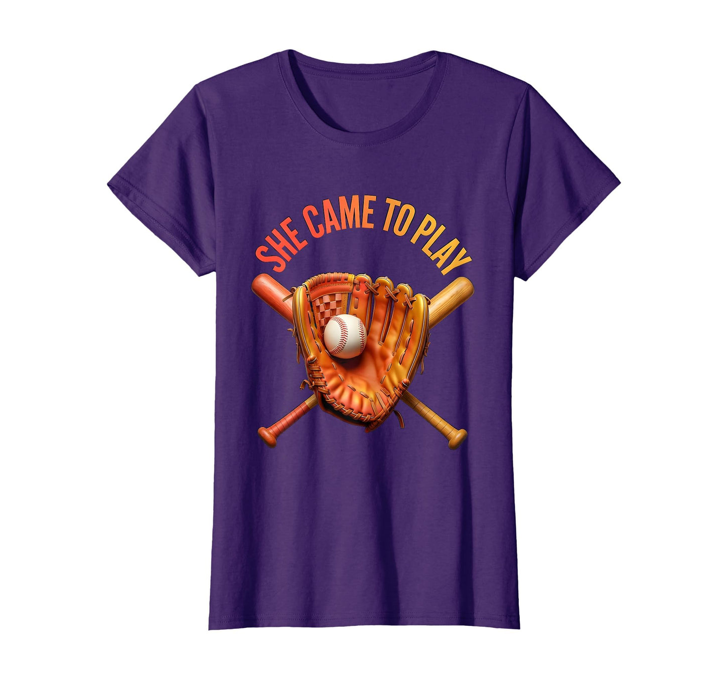 She Came To Play No Crying Baseball T-Shirt - Aesthetic Graphic Unisex - T-Shirt, Sweatshirt, Hoodie