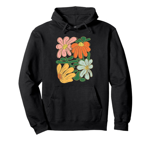 Boho Wildflowers Gardening Flower Nature Hoodie - Custom Art Print Unisex - T-Shirt, Sweatshirt, Hoodie