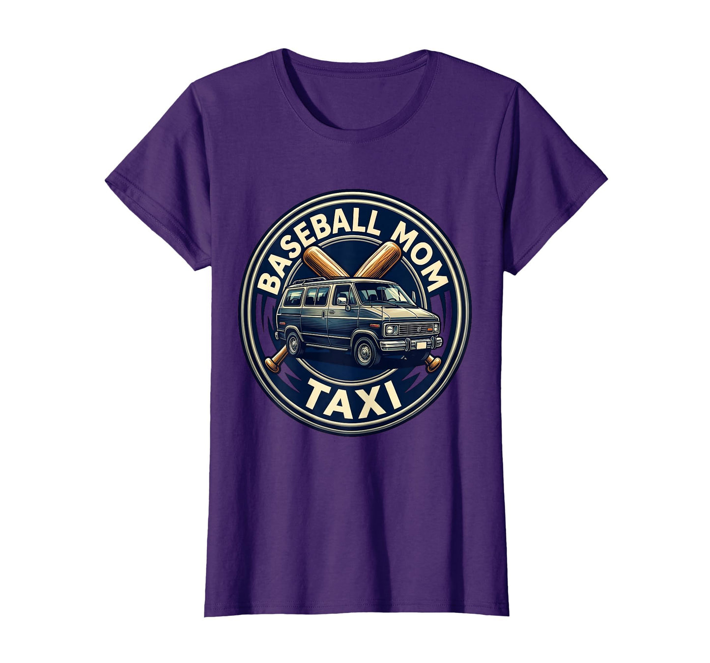 Baseball Mom Taxi Funny Sports Mom T-Shirt - Trendy Graphic for Adults - T-Shirt, Sweatshirt, Hoodie
