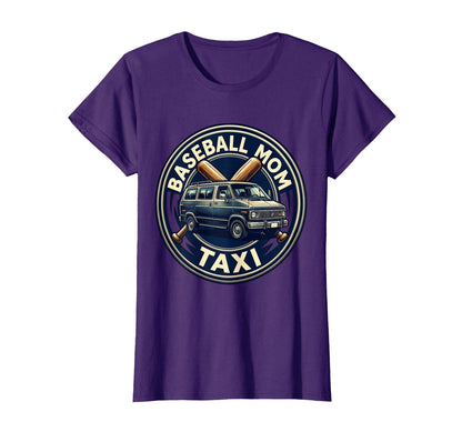 Baseball Mom Taxi Funny Sports Mom T-Shirt - Trendy Graphic for Adults - T-Shirt, Sweatshirt, Hoodie