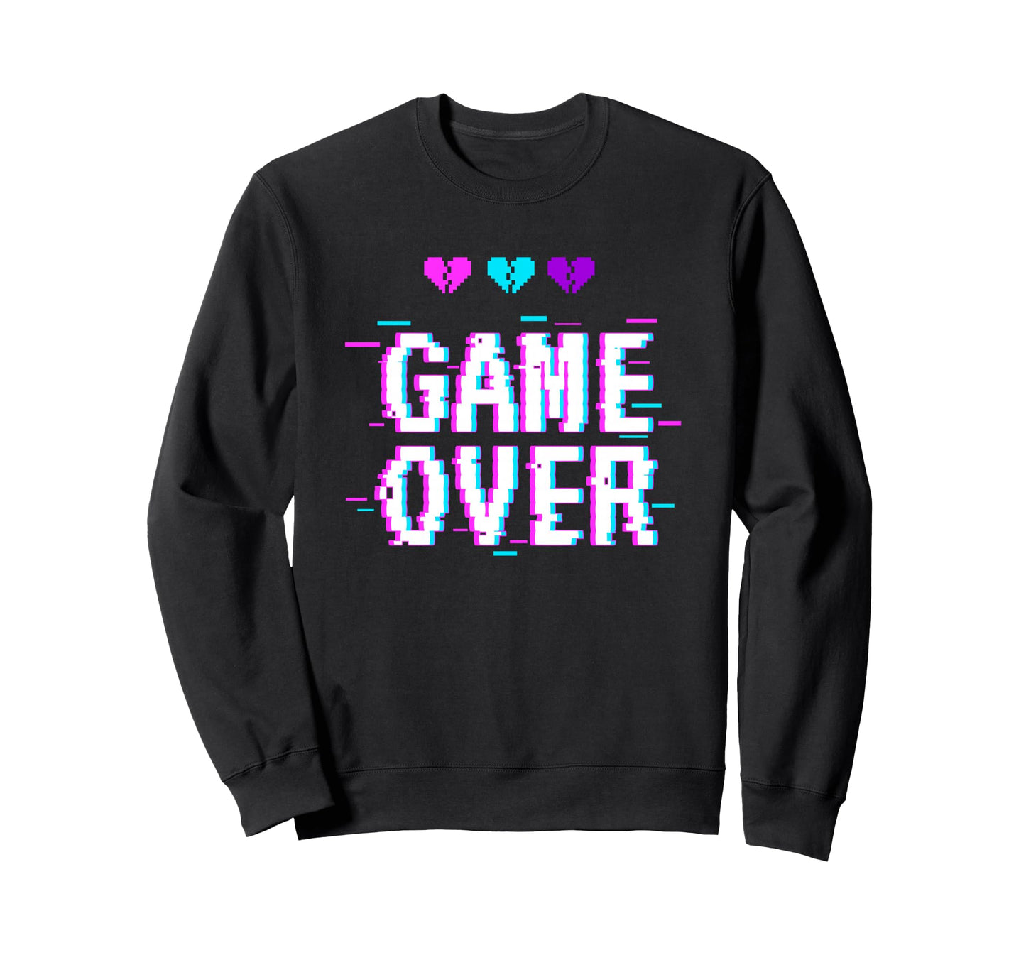 Vaporwave Aesthetic Game Over Yami Sweatshirt - Trendy Graphic for Adults - T-Shirt, Sweatshirt, Hoodie