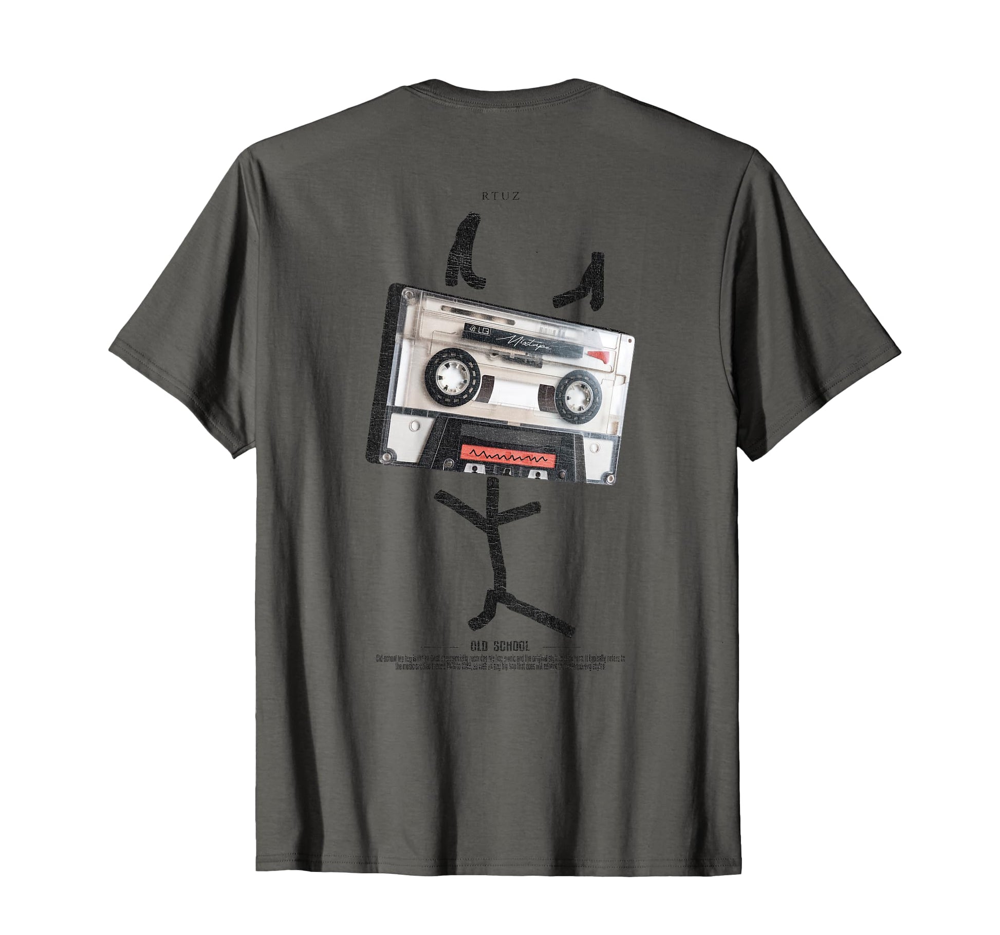 Back Streetwear Old School Music Tape T-Shirt - Trendy Graphic Unisex - T-Shirt, Sweatshirt, Hoodie