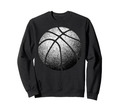 Basketball Player Fan Dad Game Day Sweatshirt - Unique Graphic for Adults - T-Shirt, Sweatshirt, Hoodie