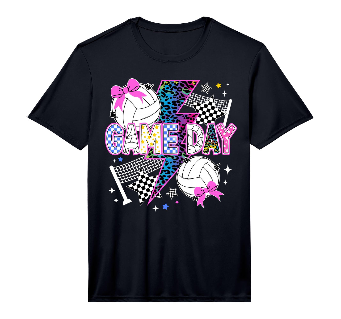 Game Day Volleyball Preppy Volleyball T-Shirt - Custom Art Print Men Women - T-Shirt, Sweatshirt, Hoodie