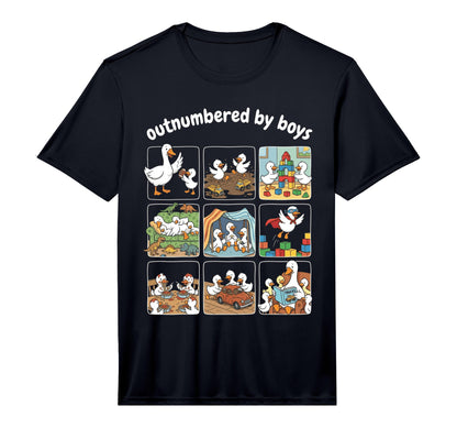 Mens Outnumbered Duckling Toy Truck T-Shirt - Minimalist Print Unisex - T-Shirt, Sweatshirt, Hoodie