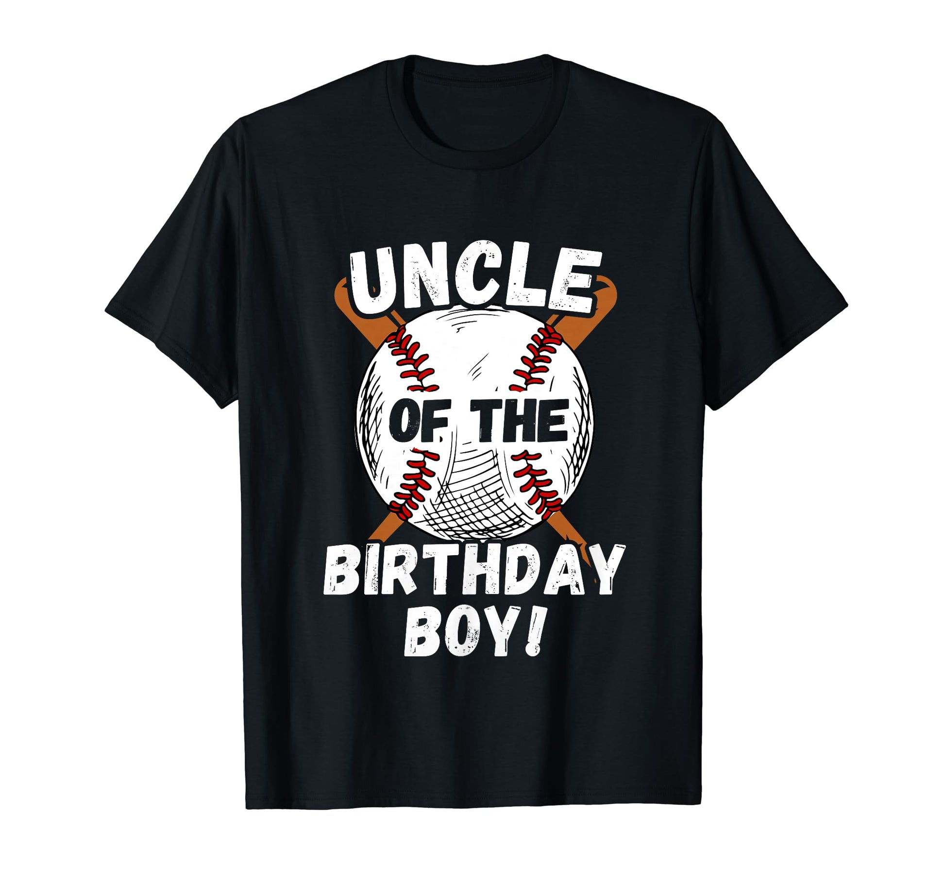 Funny Uncle Birthday Baseball Theme T-Shirt - Custom Art Print Unisex - T-Shirt, Sweatshirt, Hoodie