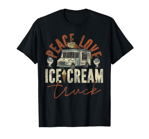 Ice Cream Ice Cream Truck Van Cone T-Shirt - Streetwear Style Men Women - T-Shirt, Sweatshirt, Hoodie