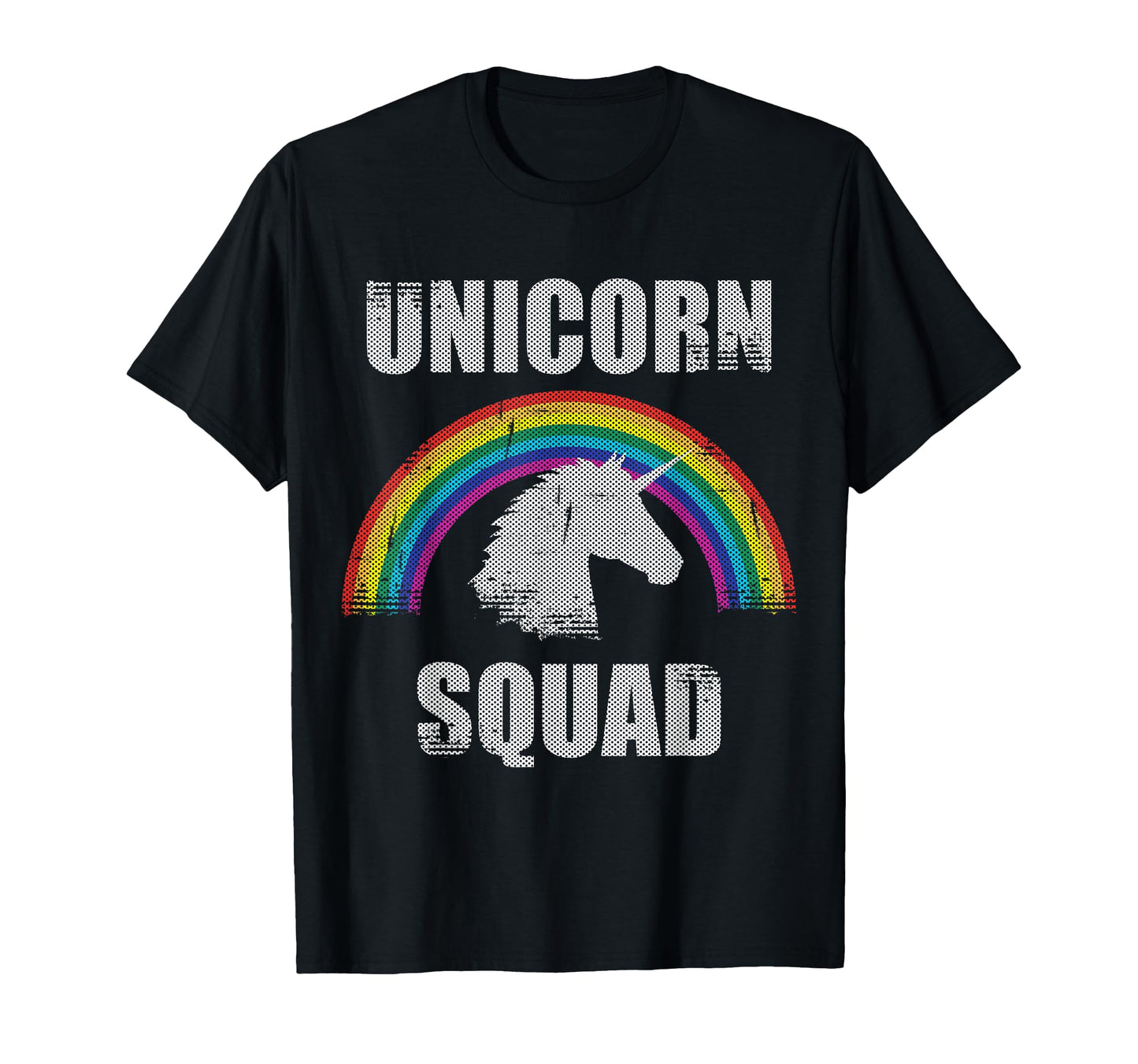 Unicorn Squad Rainbow Unicorn Gift T-Shirt - Streetwear Style Men Women - T-Shirt, Sweatshirt, Hoodie