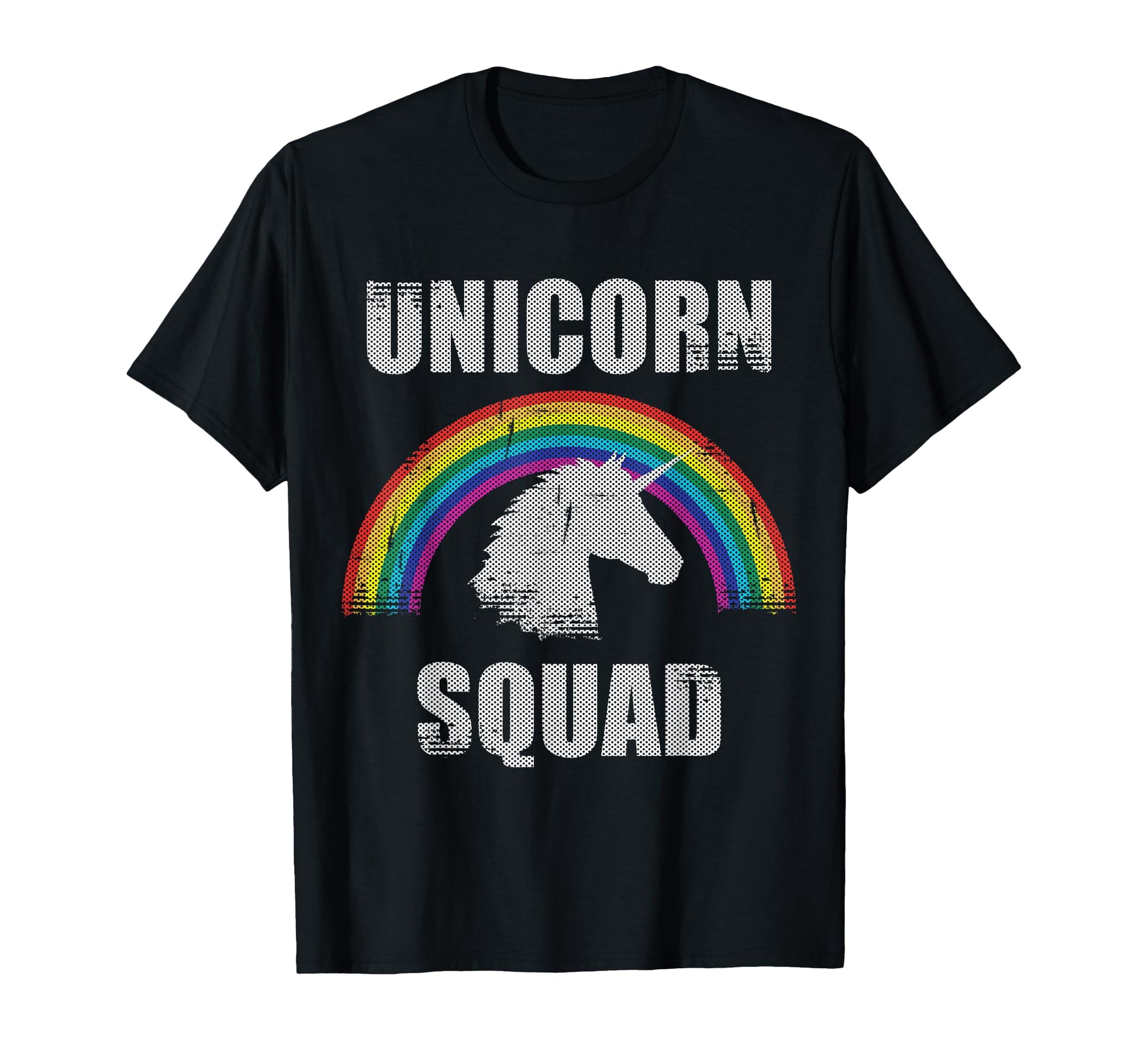 Unicorn Squad Rainbow Unicorn Gift T-Shirt - Streetwear Style Men Women - T-Shirt, Sweatshirt, Hoodie