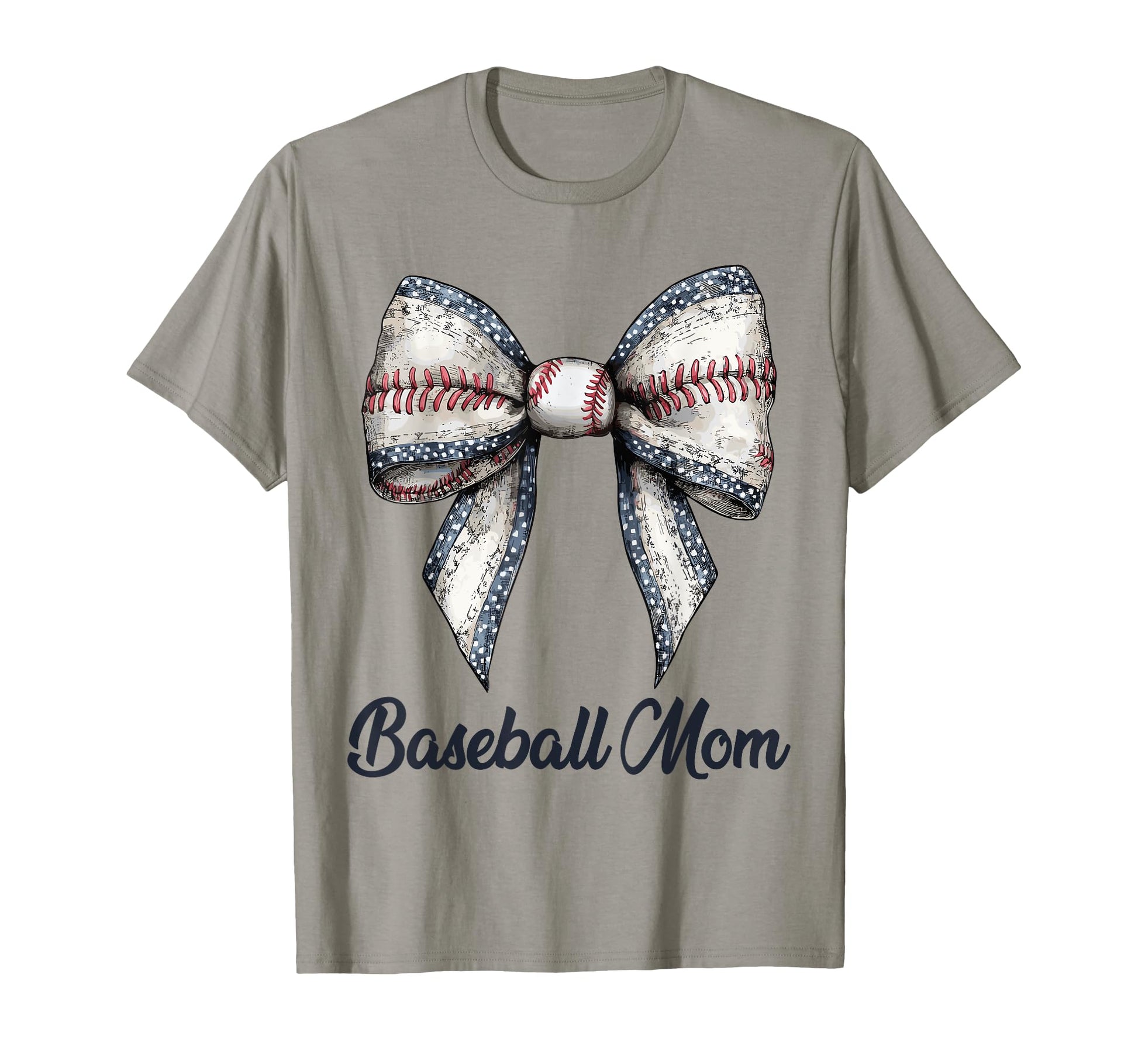 Baseball Mom Coquette Bow Baseball T-Shirt - Unique Graphic for Adults - T-Shirt, Sweatshirt, Hoodie