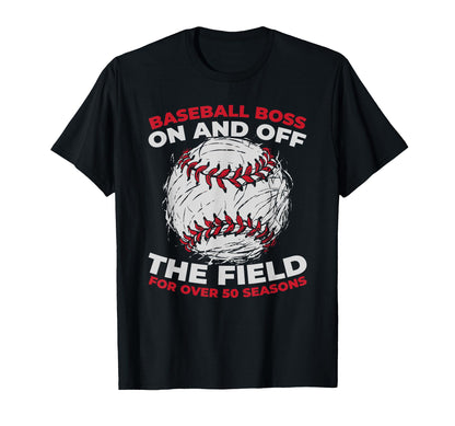 50Th Birthday Team Player Baseball T-Shirt - Streetwear Style Men Women - T-Shirt, Sweatshirt, Hoodie