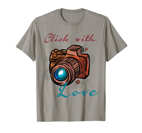 Click Love Camera Photography T-Shirt - Trendy Graphic Men Women - T-Shirt, Sweatshirt, Hoodie