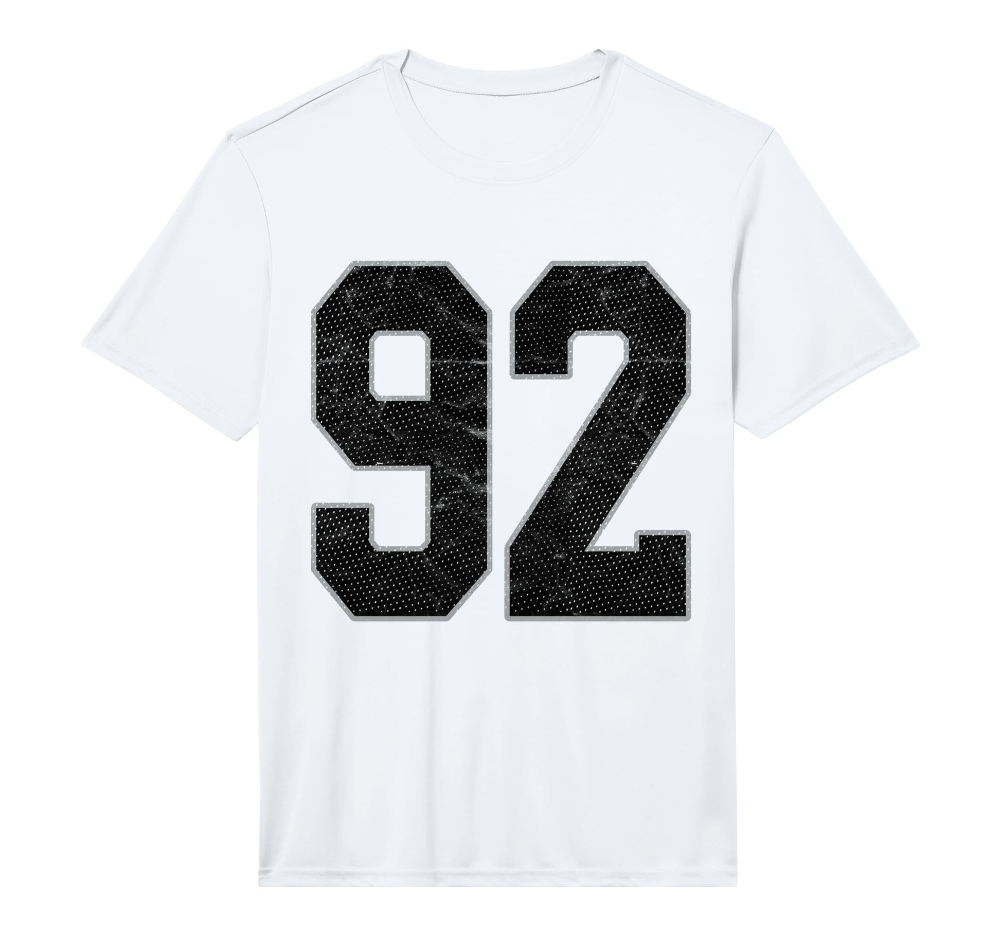 Number 92 Numbered Uniform Sports T-Shirt - Casual Everyday Wear Unisex - T-Shirt, Sweatshirt, Hoodie
