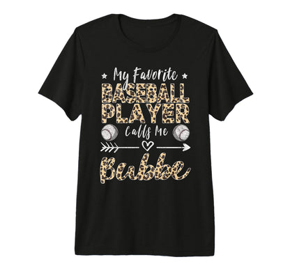 My Favorite Baseball Player Calls Me T-Shirt - Graphic Print for Adults - T-Shirt, Sweatshirt, Hoodie