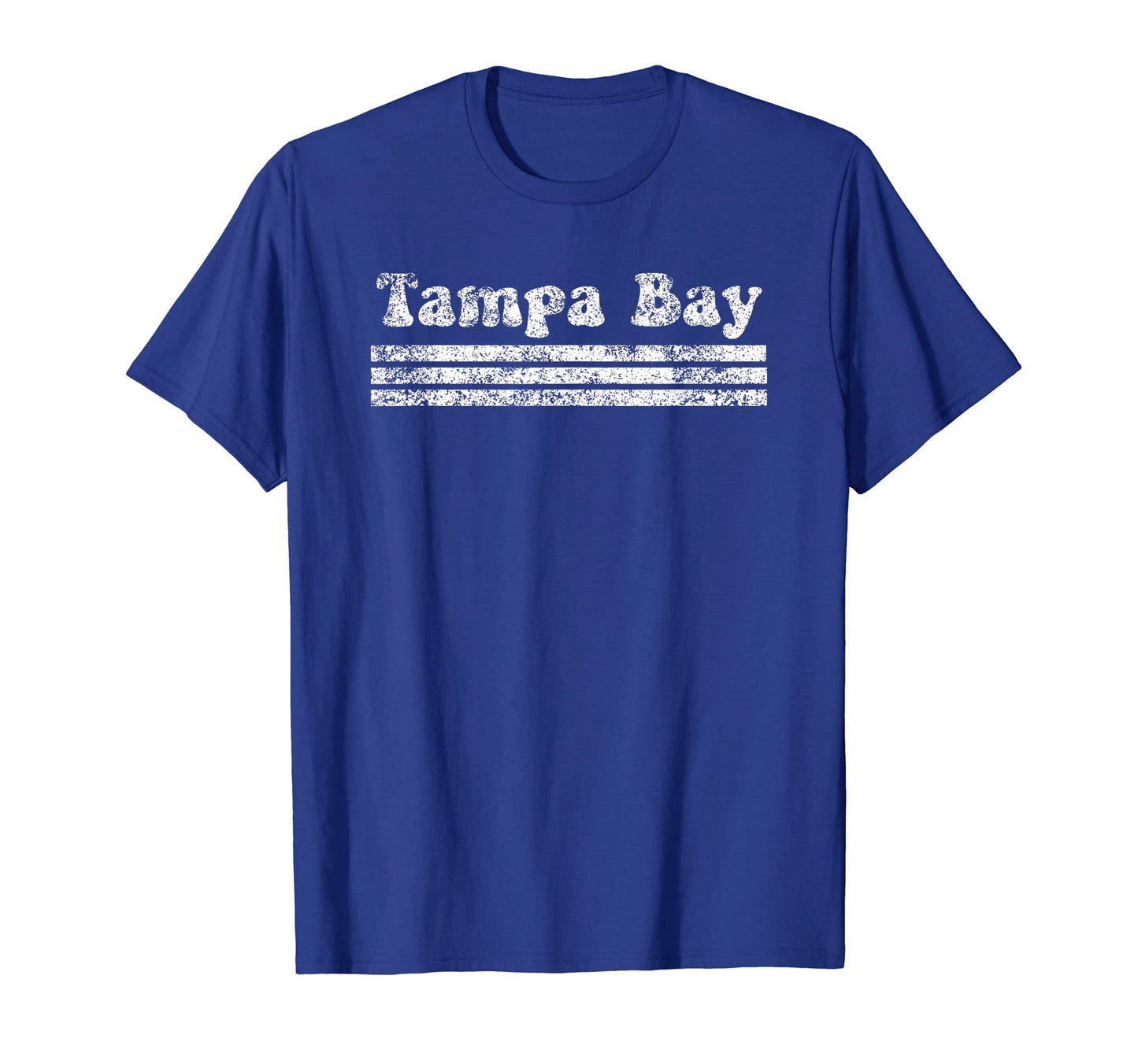Tampa Bay Florida Weathered Stripe T-Shirt - Trendy Graphic Men Women - T-Shirt, Sweatshirt, Hoodie
