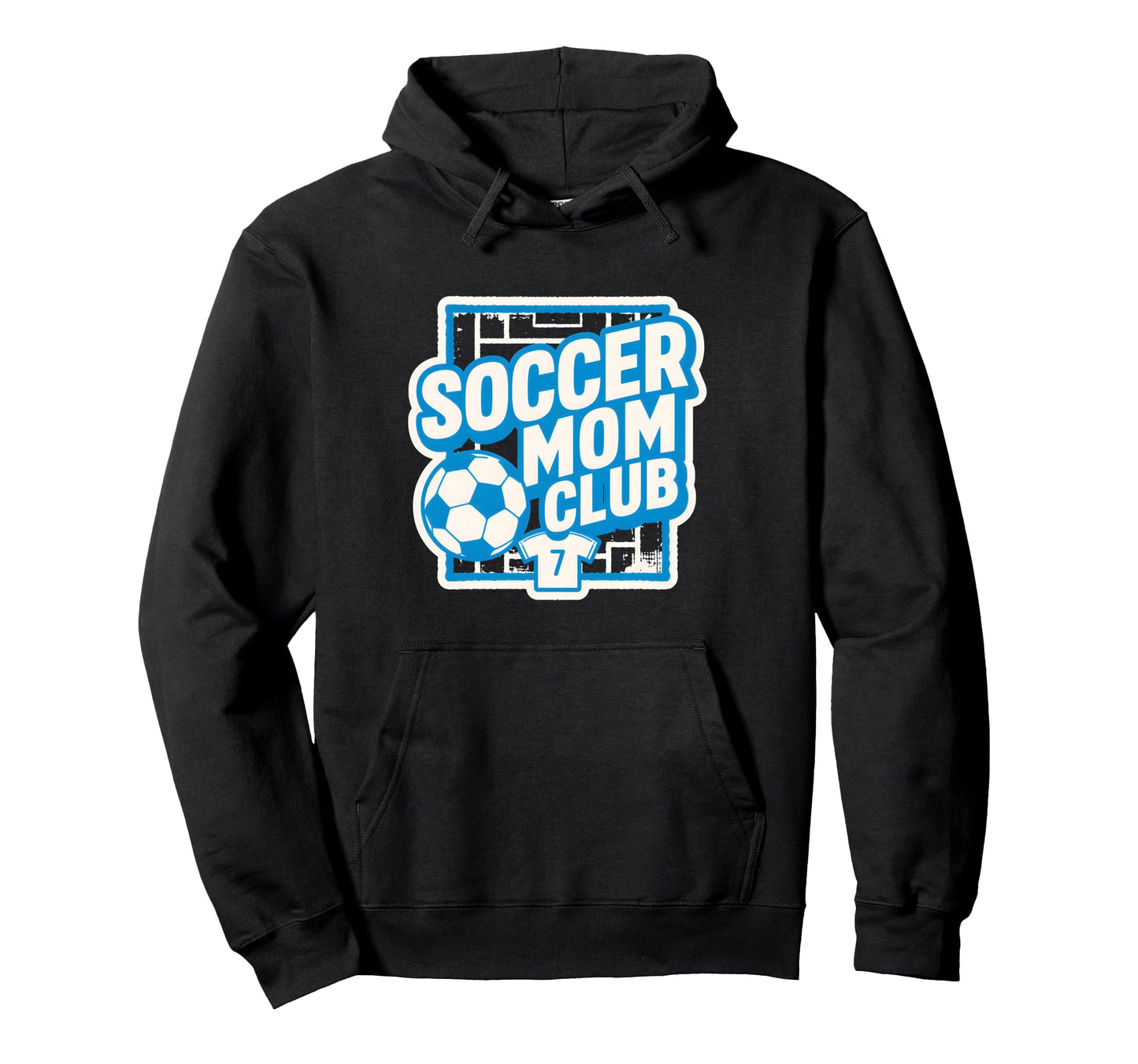 Soccer Mom Club Sideline Pride Soccer Mom Hoodie - Aesthetic Graphic Unisex - T-Shirt, Sweatshirt, Hoodie