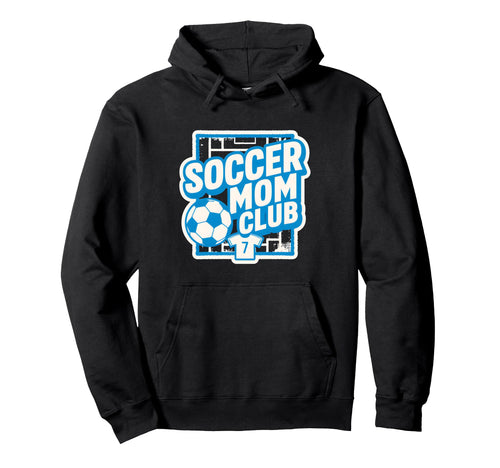 Soccer Mom Club Sideline Pride Soccer Mom Hoodie - Aesthetic Graphic Unisex - T-Shirt, Sweatshirt, Hoodie