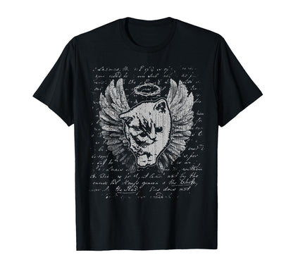 Y2K Cat Chain Heart Emo Goth 90S 2000S T-Shirt - Custom Art Print Men Women - T-Shirt, Sweatshirt, Hoodie