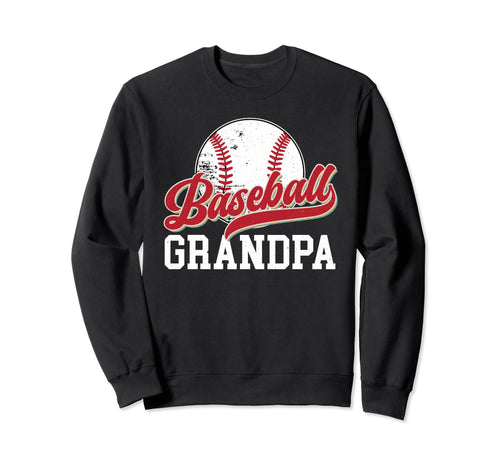 Baseball Grandpa Baseball Sweatshirt - Casual Everyday Wear for Adults - T-Shirt, Sweatshirt, Hoodie