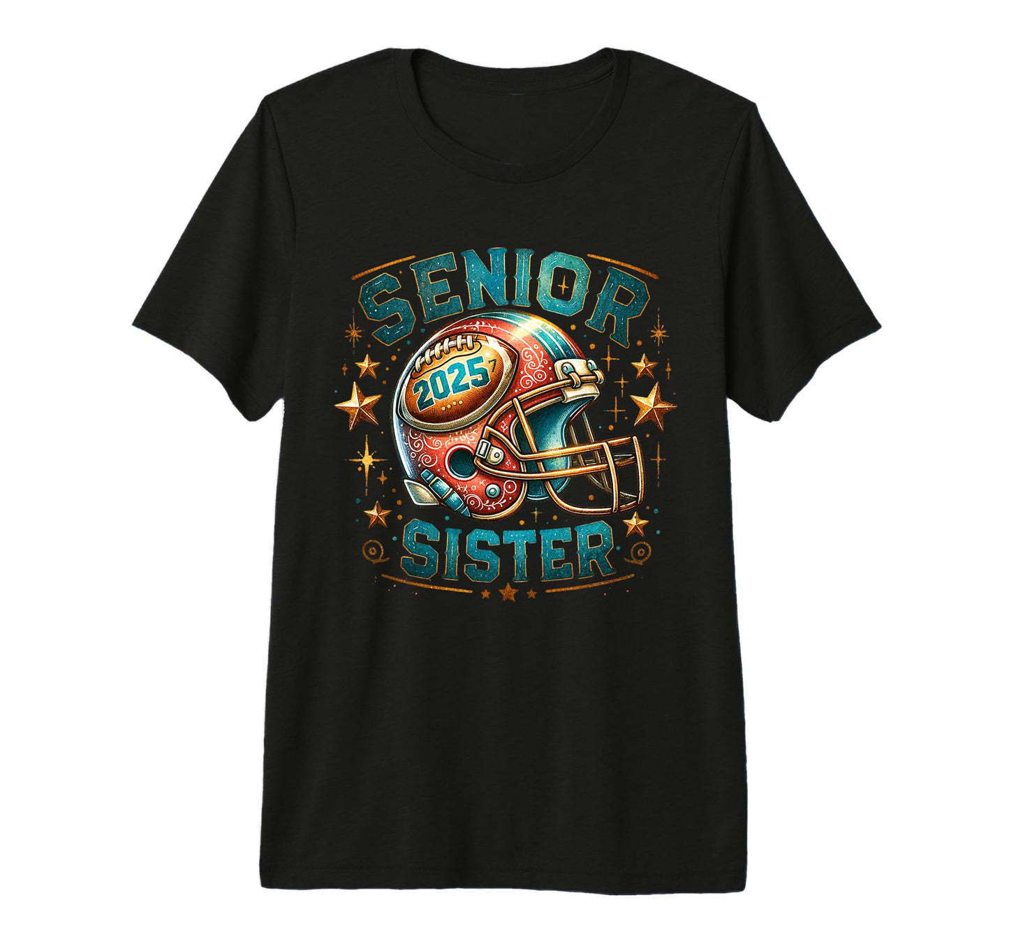 Senior Sister 2025 Baseball Graduate T-Shirt - Minimalist Print Unisex - T-Shirt, Sweatshirt, Hoodie