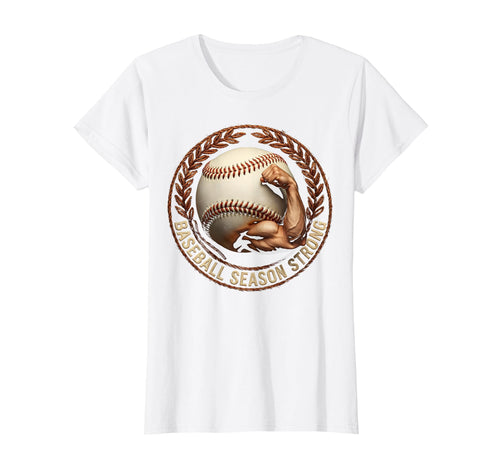 Baseball Mom Baseball Season Strong T-Shirt - Aesthetic Graphic Men Women - T-Shirt, Sweatshirt, Hoodie