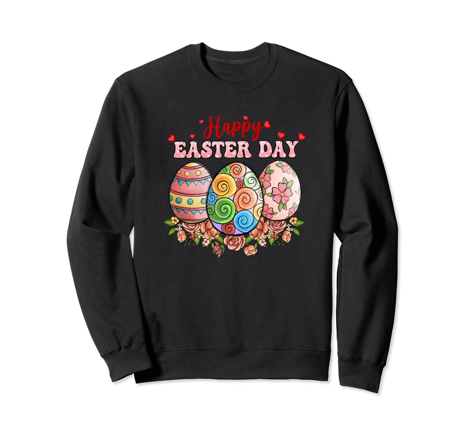 Funny Easter Day Peace Love Easter Sweatshirt - Novelty Apparel for Adults - T-Shirt, Sweatshirt, Hoodie