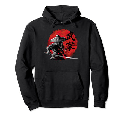 Samurai Warrior Japanese Art Streetwear Hoodie - Trendy Graphic Unisex - T-Shirt, Sweatshirt, Hoodie