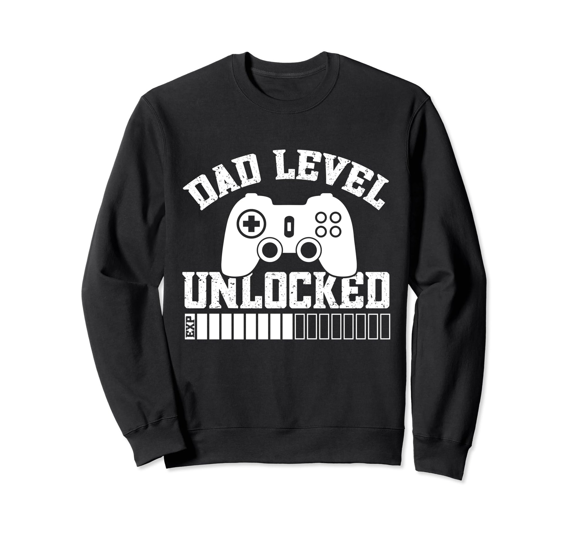 Funny Gamer Dad Dad Level Unlocked Sweatshirt - Graphic Print for Adults - T-Shirt, Sweatshirt, Hoodie