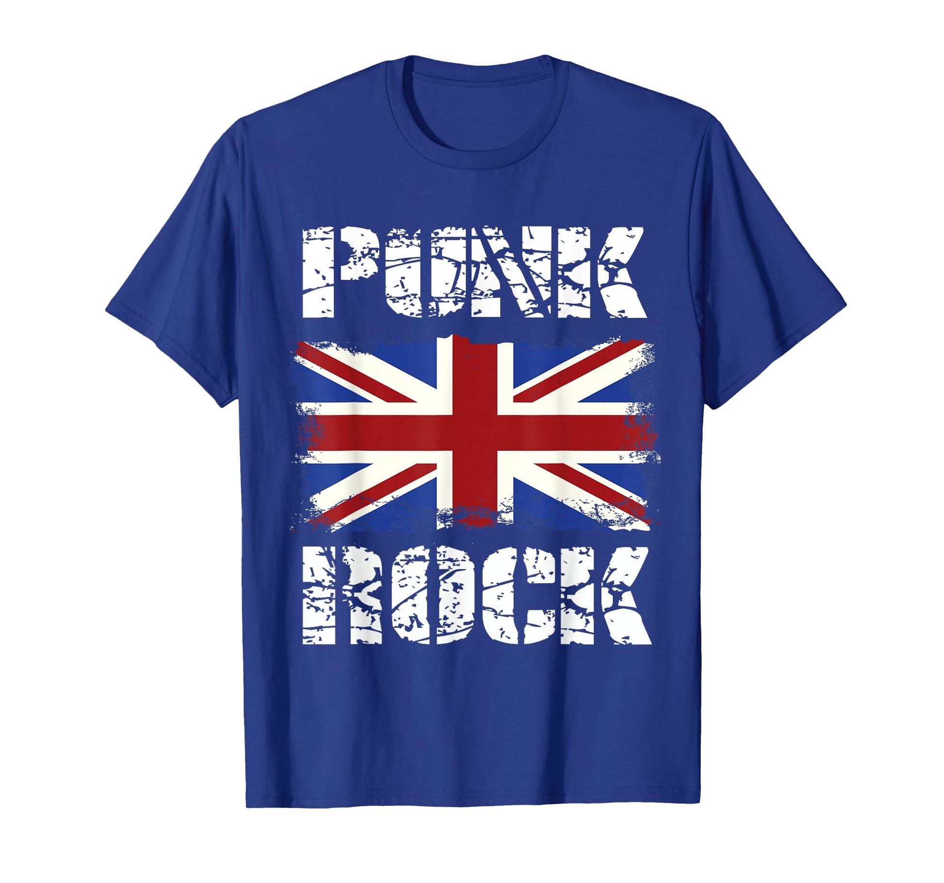 Punk Rock Uk Flag Concert Music T-Shirt - Custom Art Print Men Women - T-Shirt, Sweatshirt, Hoodie