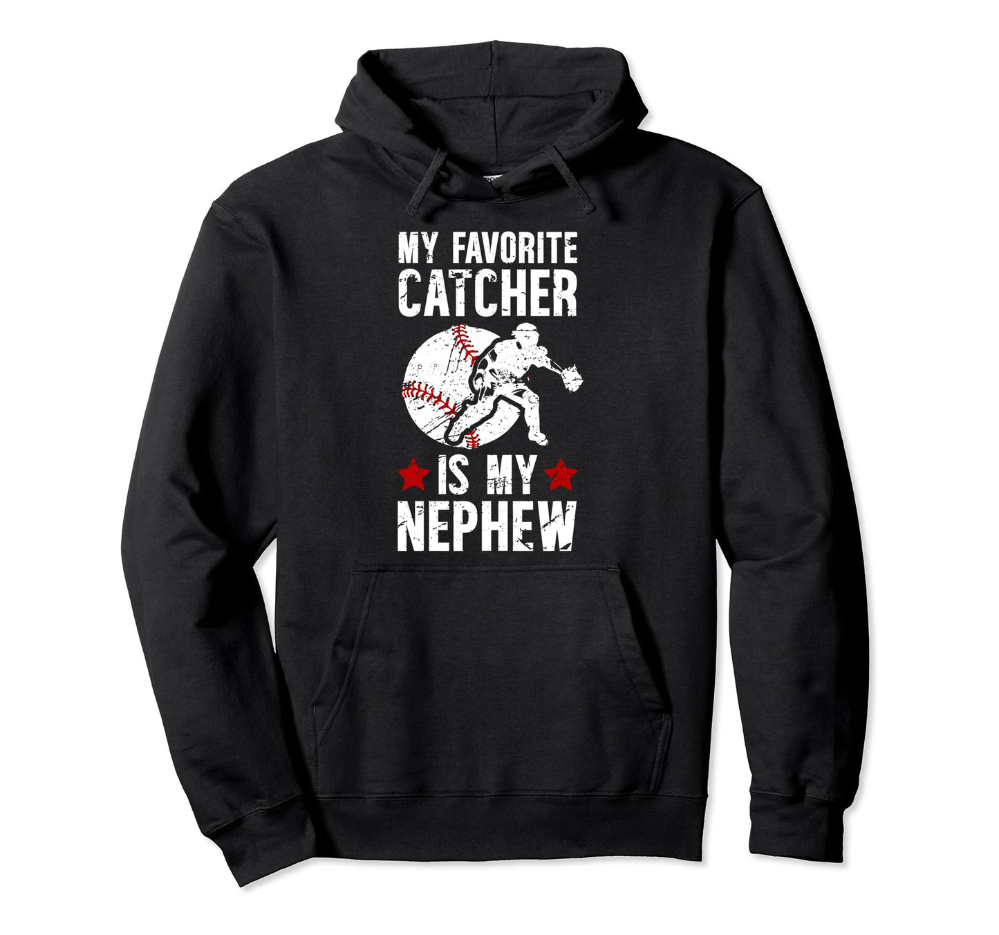 Baseball Catcher Aunt Proud Baseball Hoodie - Fun Novelty Design Unisex - T-Shirt, Sweatshirt, Hoodie