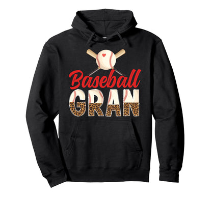 Baseball Gran Leopard Gran Baseball Hoodie - Custom Art Print Men Women - T-Shirt, Sweatshirt, Hoodie