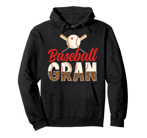 Baseball Gran Leopard Gran Baseball Hoodie - Custom Art Print Men Women - T-Shirt, Sweatshirt, Hoodie