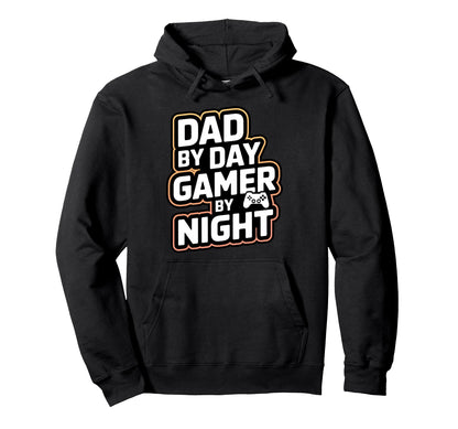 Dad Day Gamer Night Playful Gamers Life Hoodie - Trendy Graphic Unisex - T-Shirt, Sweatshirt, Hoodie