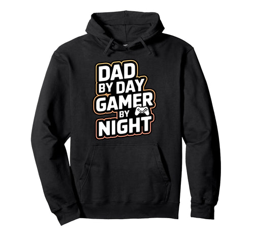 Dad Day Gamer Night Playful Gamers Life Hoodie - Trendy Graphic Unisex - T-Shirt, Sweatshirt, Hoodie