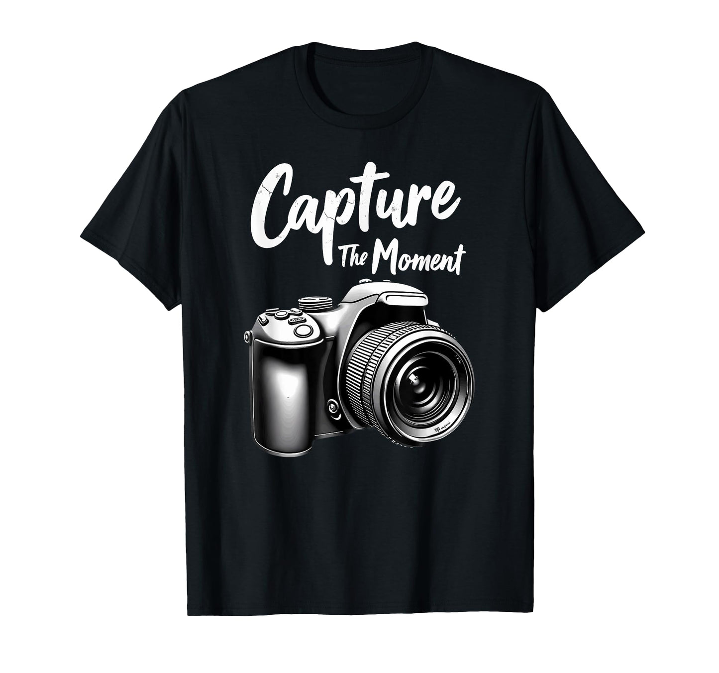 Capture Moment Camera Photography T-Shirt - Trendy Graphic for Adults - T-Shirt, Sweatshirt, Hoodie
