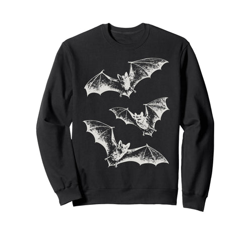 Three Bats Y2K 90S Gothic Grunge Sweatshirt - Aesthetic Graphic Men Women - T-Shirt, Sweatshirt, Hoodie
