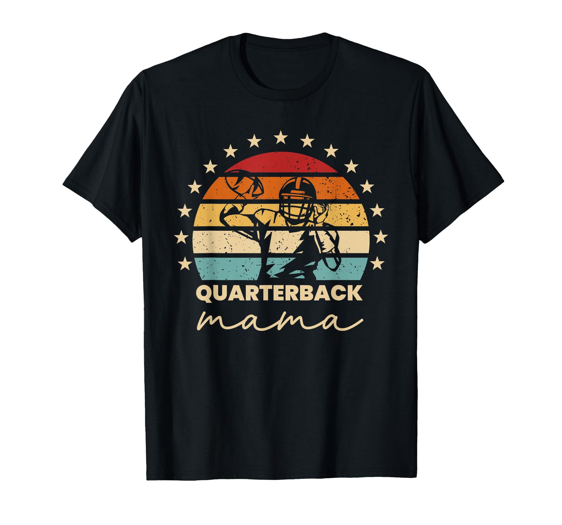 Quarterback Mama Football Mom Qb Game T-Shirt - Novelty Apparel for Adults - T-Shirt, Sweatshirt, Hoodie