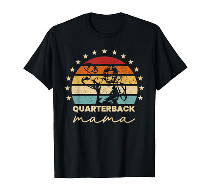 Quarterback Mama Football Mom Qb Game T-Shirt - Novelty Apparel for Adults - T-Shirt, Sweatshirt, Hoodie