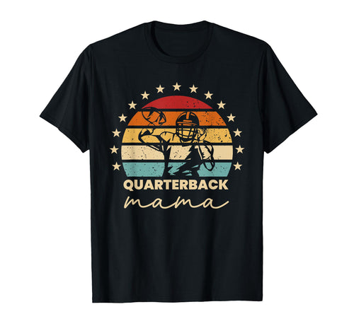 Quarterback Mama Football Mom Qb Game T-Shirt - Novelty Apparel for Adults - T-Shirt, Sweatshirt, Hoodie