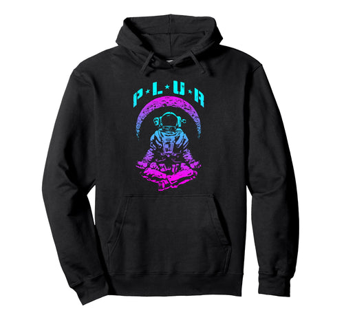 Plur Peace Love Unity Respect Techno Hoodie - Aesthetic Graphic Men Women - T-Shirt, Sweatshirt, Hoodie