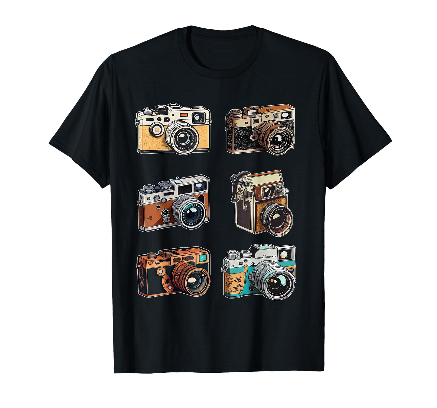 Camera Lover Photographer Film T-Shirt - Custom Art Print for Adults - T-Shirt, Sweatshirt, Hoodie