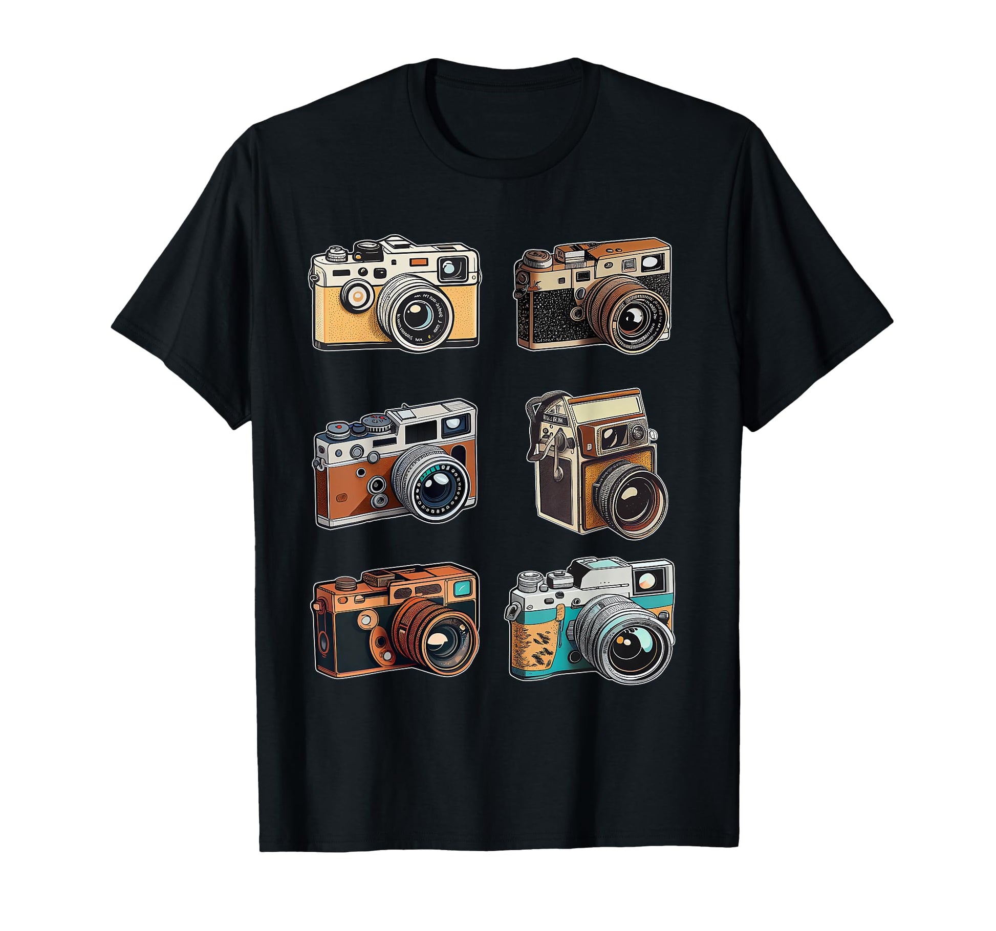 Camera Lover Photographer Film T-Shirt - Custom Art Print for Adults - T-Shirt, Sweatshirt, Hoodie