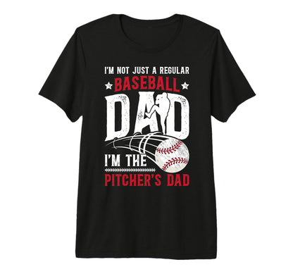 Mens Im Baseball Pitcher Dad Baseball T-Shirt - Graphic Print Men Women - T-Shirt, Sweatshirt, Hoodie