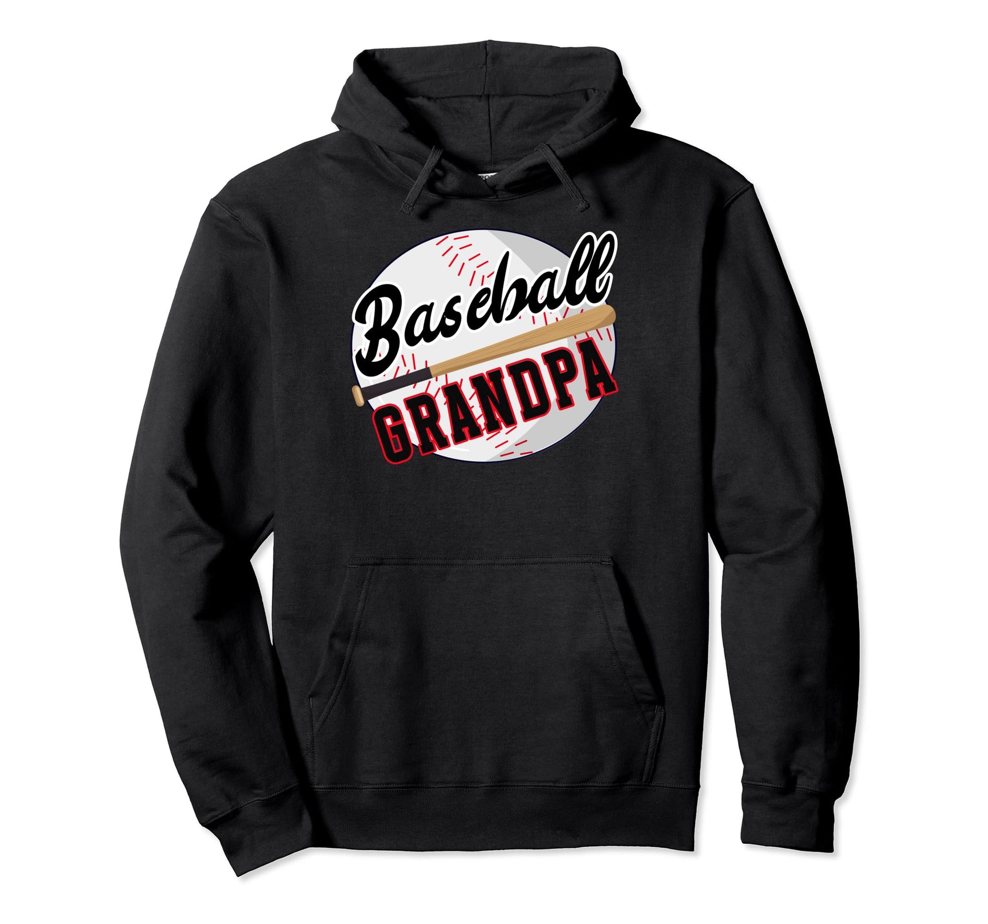 Baseball Player Fathers Day Ballpark Hoodie - Novelty Apparel for Adults - T-Shirt, Sweatshirt, Hoodie
