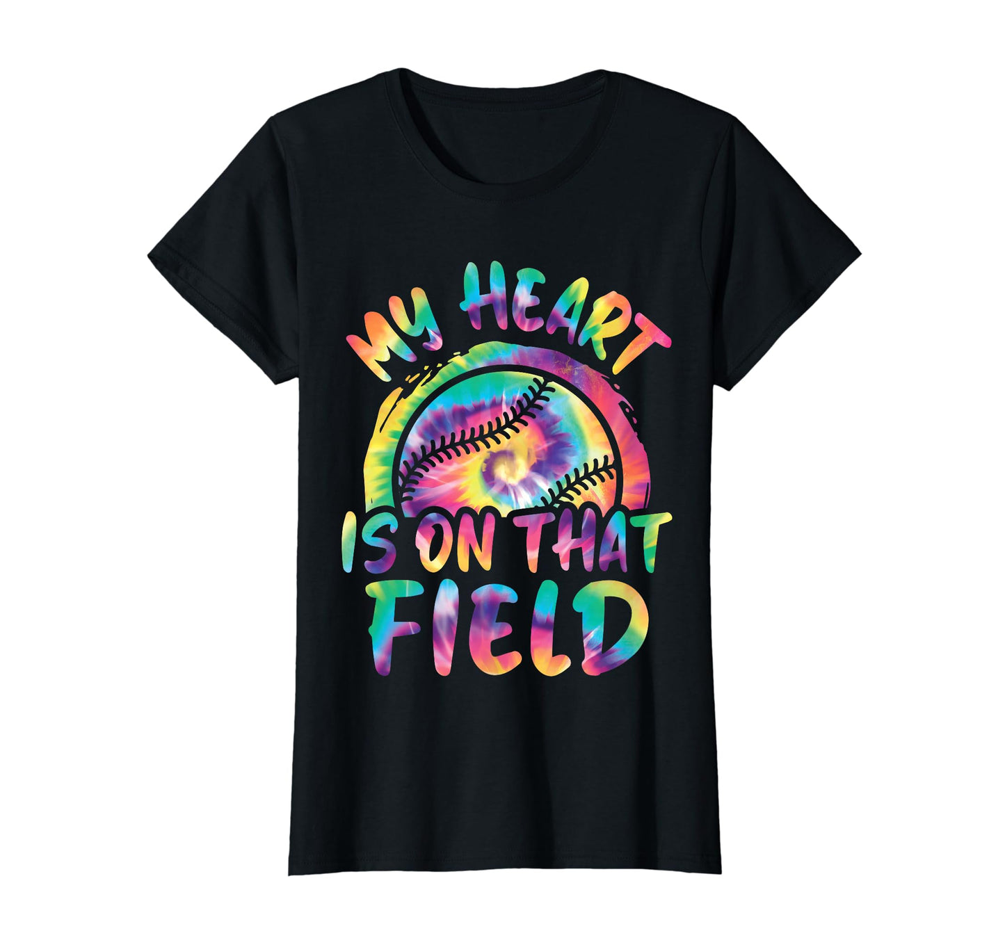 My Heart Is That Field Baseball T-Shirt - Casual Everyday Wear Men Women - T-Shirt, Sweatshirt, Hoodie
