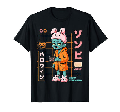 Kawaii Zombie Coffee Lover Undead T-Shirt - Unique Graphic Men Women - T-Shirt, Sweatshirt, Hoodie