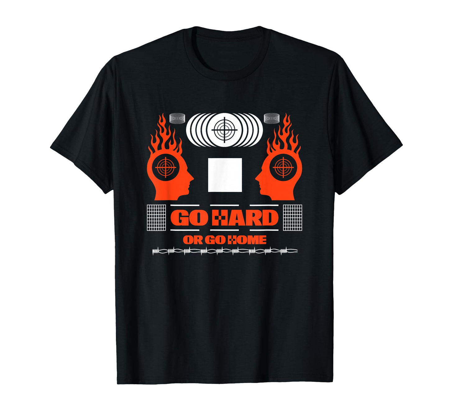 Go Hard Or Go Home Sad Aesthetic T-Shirt - Custom Art Print for Adults - T-Shirt, Sweatshirt, Hoodie
